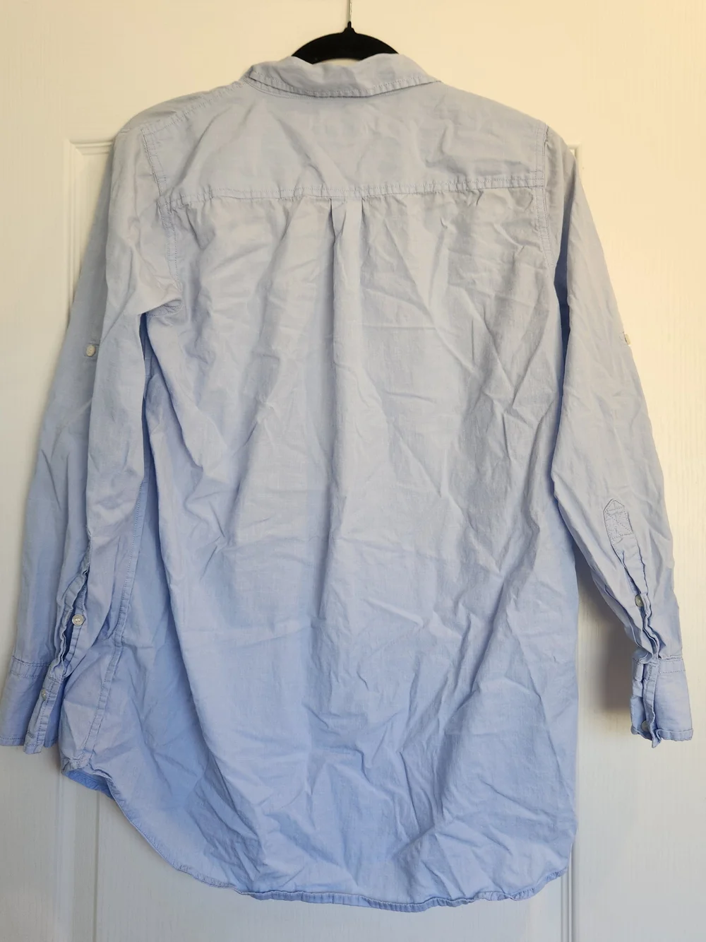 J. Crew Light Blue Button-Up Shirt M Euc